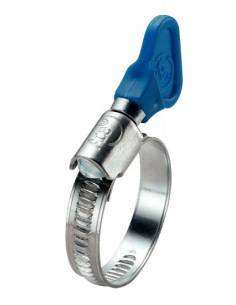Sachet De 6 Collier de serrage à Clé Acier zingué W1