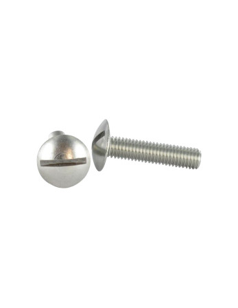 Vis Poelier Fendue Inox A2 M6X80