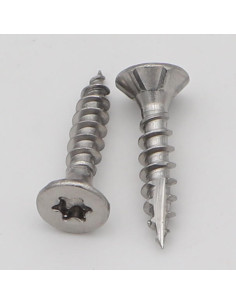 Vis bois TEKOR Inox A2 Tête fraisée Cranté TORX T25 5X20...