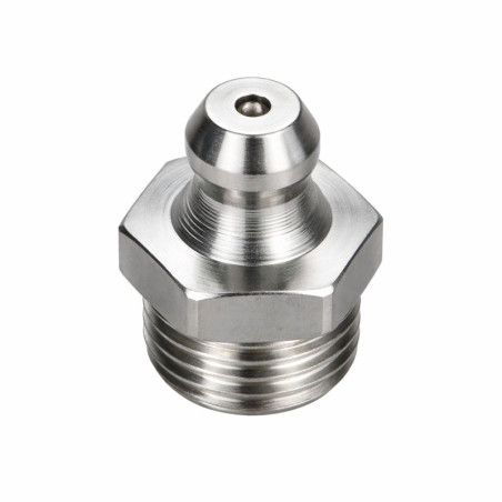 Graisseur droit M8 Pas de 100 Inox A4