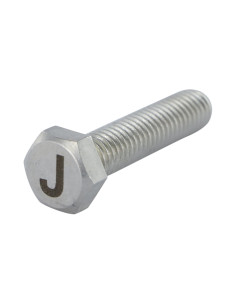 Vis métaux Tête hexagonale TH 8X35 Inox A4 avec gravure...