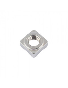 Ecrou carré à souder M4 7X7X3.5 Inox A4