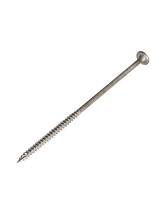 Vis charpente tête disque Inox A2 4.5X45 Filetée sur 30... 2