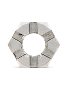 Ecrou hexagonale à CRENEAUX BAS M16 Inox A2