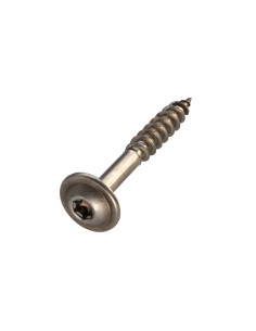 Vis charpente tête disque Inox A2 10X60 Filetée sur 50...