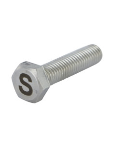 Vis métaux Tête hexagonale TH 8X35 Inox A4 avec gravure...