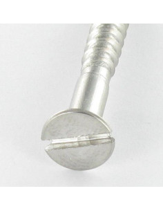 Vis bois Tête fraisée Fendue 4X25 Inox A4 2