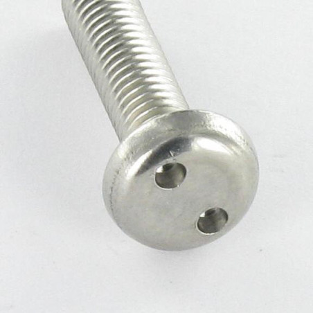 Vis métaux Inviolable Tête cylindrique TC SNAKE EYE M5X30 Inox A2 EMBT10
