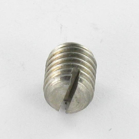 Vis métaux Sans tête Fendue Bout téton Plate M8X30 Inox A2