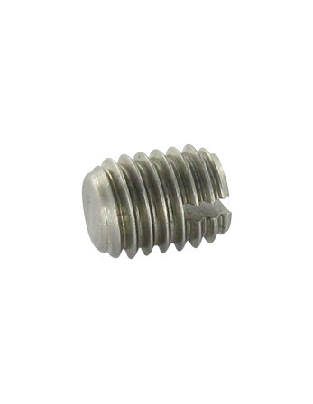 Vis métaux Sans tête Fendue Bout téton Plate M8X45 Inox A2