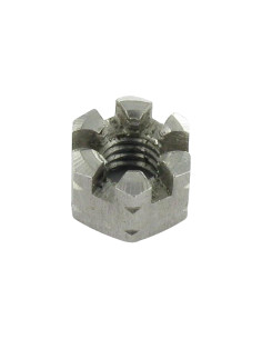 Écrou hexagonale à CRENEAUX Inox A4 M16