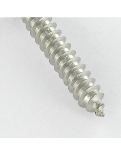 Vis tôle Inviolable Tête fraisée Snake eyes 4.2X25 Inox A2 2