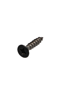 VBA Vis bois agglo Inox A2 Tête fraisée Pozi 4X20 Laqué noir
