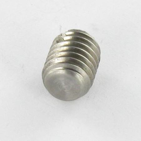 Vis métaux Sans tête Fendue Bout téton Plate M8X35 Inox A2