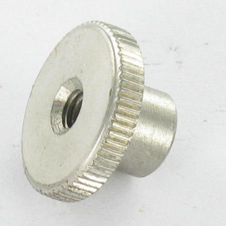 1 x Ecrou MOLETTES Type Haut M6 Inox A1