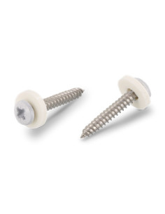 Vis tôle Tête cylindrique TC Pozi N°2 + Rondelle Nylon...