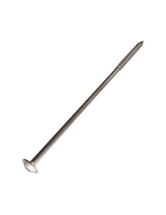 Vis charpente tête disque Inox A2 8X240 Filetée sur 80...