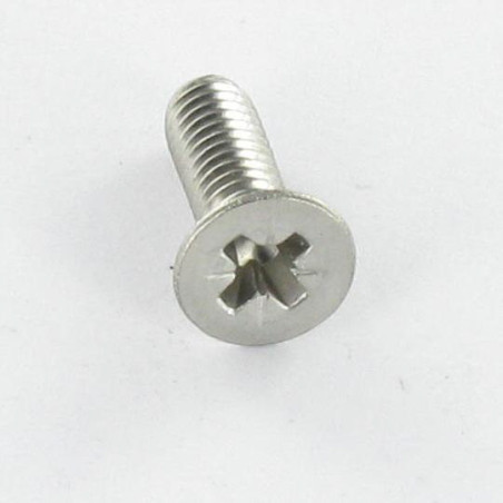 Vis métaux Inox A2 Tête fraisée Pozi N°1 M2.5X8 microvis