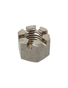 Ecrou hexagonale à CRENEAUX Inox A1 M4
