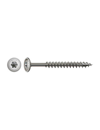 Spax Vis charpente tête disque Inox A2 8X100 Filetage total TORX T40