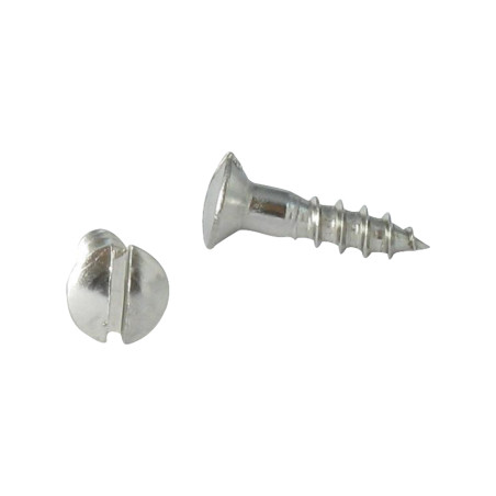 Vis bois Inox A2 Tête fraisée bombée TFB Fendue 3X12 microvis