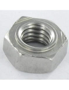 Ecrou Hexagonal HU à souder Inox A2 M16 2