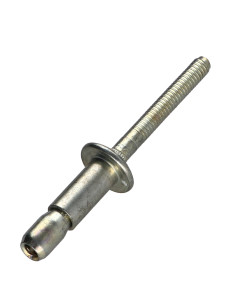 Rivet MEGAGRIP Tout Acier brut 4.9X10.5 Tête plate