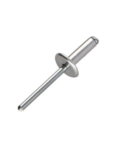 Rivet aveugle Aluminium Tige acier 5X25 Tête EXTRA Large 2