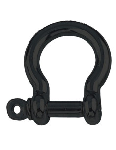 Manille LYRE Forgée Inox A4 Noir Diamètre 10