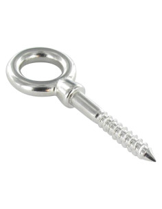 Piton Bois Oeil 10X100 Oeil 22 Inox A4