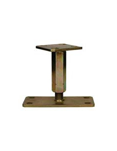 Pied de poteau ajustable 80X160 Bichromaté