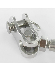 Ridoir à chapes articulées Inox A4 Diamètre 12 2