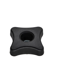 Ecrou VOLANT nylon noir M6