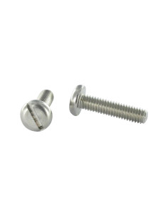 Vis métaux Inox A2 Tête cylindrique large TCL Fendue M5X45