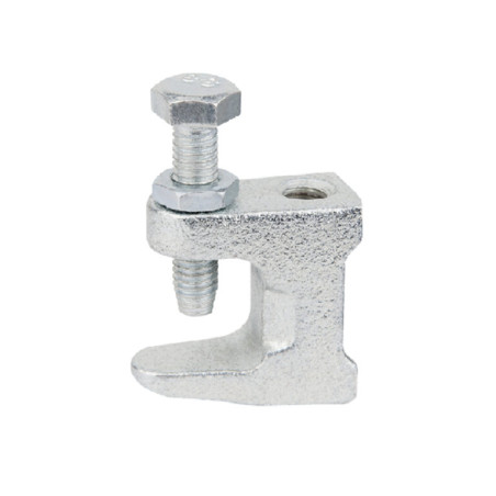1 x Pince de fixation pour poutre M8 Acier zingué