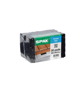 Lot de 20 Tampons de protection de lambourde Spax 100X100X8
