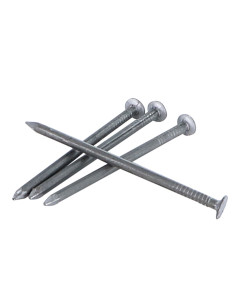 Blister de 200GR Pointes Tête Plate Longueur 35 Acier brut 2