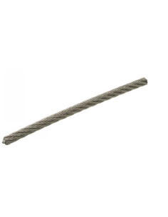 Mètre de Câble souple Diamètre 2.5 Inox A4 7X7 Charge de...