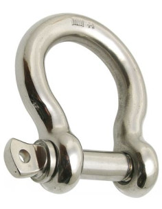 Manille LYRE Forgée Inox A4 Diamètre 19