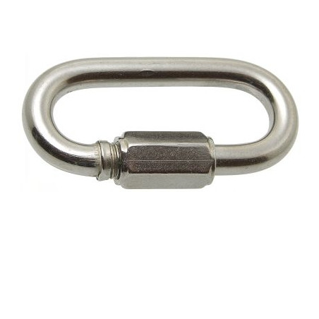 Maillon rapide Inox A4 8