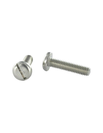Vis métaux Inox A2 Tête cylindrique large TCL Fendue M8X70