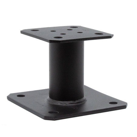 Pied de poteau fixe SIMPSON Strong Tie 130X130 RAL9005 noir foncé