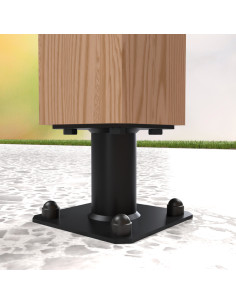 Pied de poteau fixe SIMPSON Strong Tie 130X130 RAL9005... 2