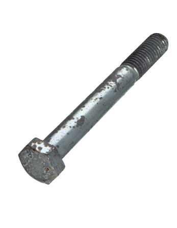 Corps de boulon filetage partiel Tête hexagonale TH M12X100 Classe 8.8 Acier zingué Rouillé