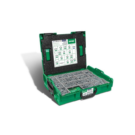 Assortiment de 2446 Spax Tête fraisée T+STAR+ WIROX