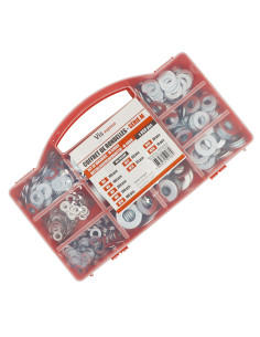 Assortiment de 850 Rondelle Acier zingué Série M (Moyenne)