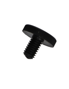 Vis métaux nylon noir Tête cylindrique TC Moletée M6X10