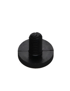 Vis métaux nylon noir Tête cylindrique TC Moletée M6X10 2