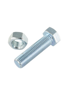 Boulon (vendu avec Ecrou) Tête hexagonale TH M20X80...