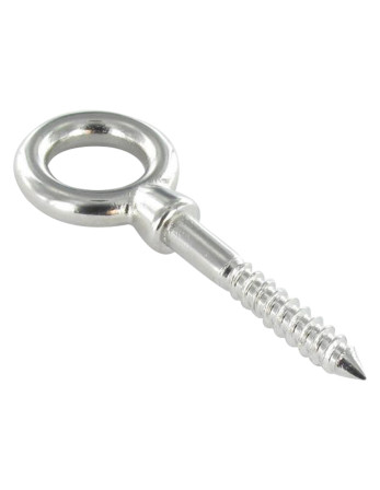 Piton Bois Oeil 10X100 Oeil 22 Inox A4